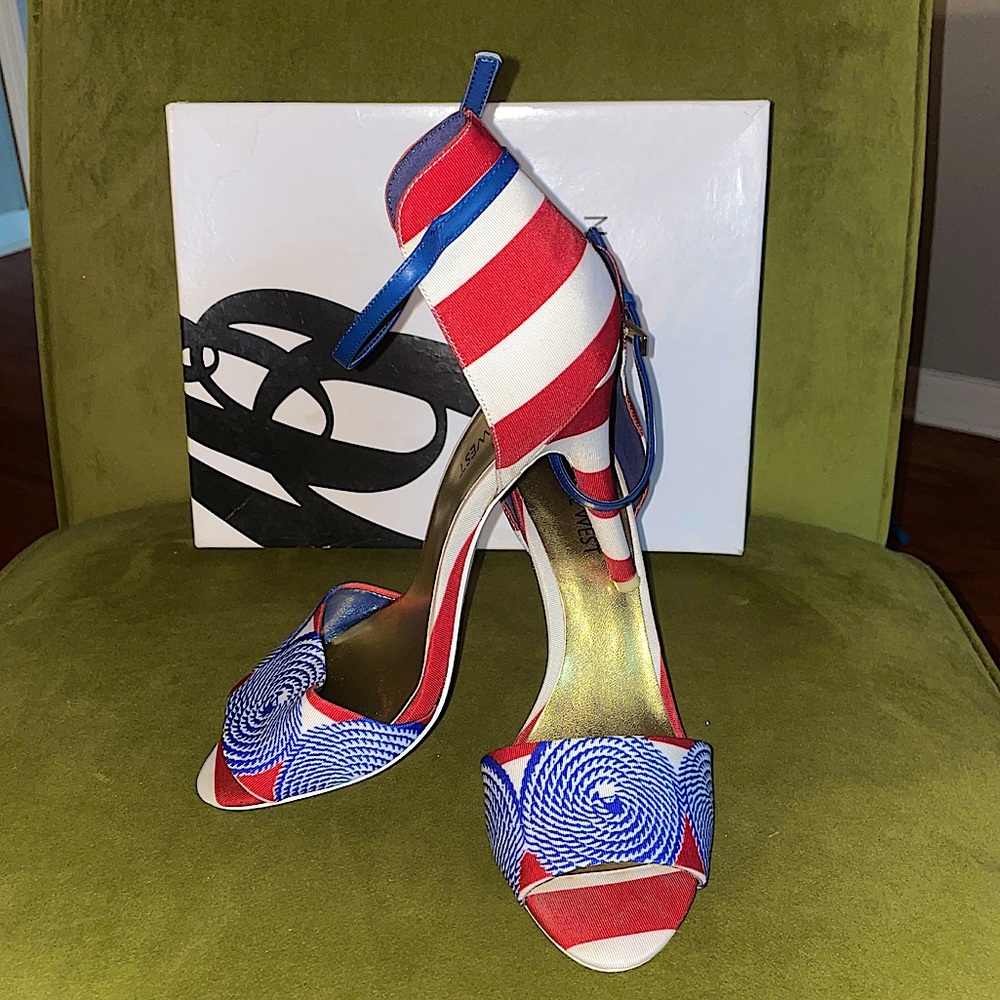 Nine West Nautical Heel/Sandel